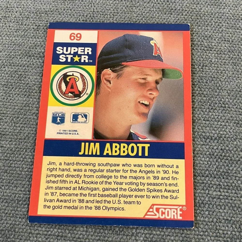 1991 Score Anaheim Angels Baseball Card Trading Card